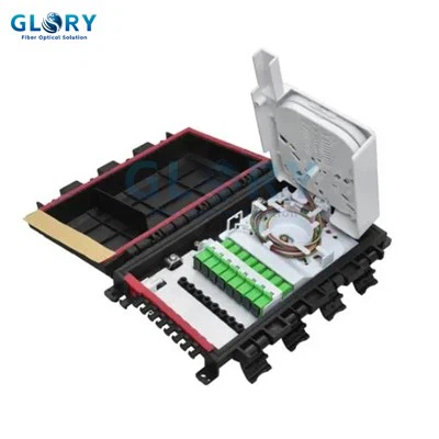 Cierre de empalme del divisor de fibra óptica