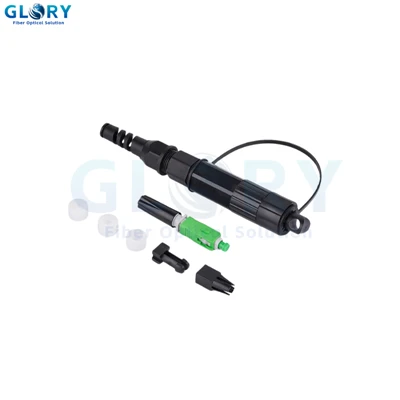 Conector impermeable de fibra